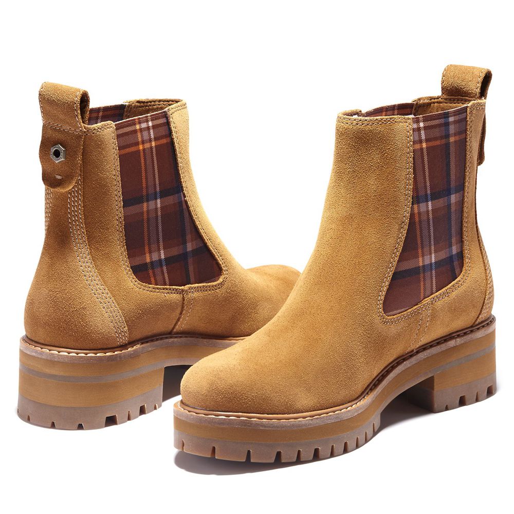 Botas de Invierno Timberland Mujer Courmayeur Valley Pull-On Marrones - Chile YEU-473182